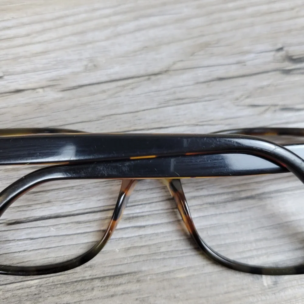 Coach Eyeglasses Frames HC 6103 5443 Black Tort Gltr Varsity Stripe Women‎ 140mm